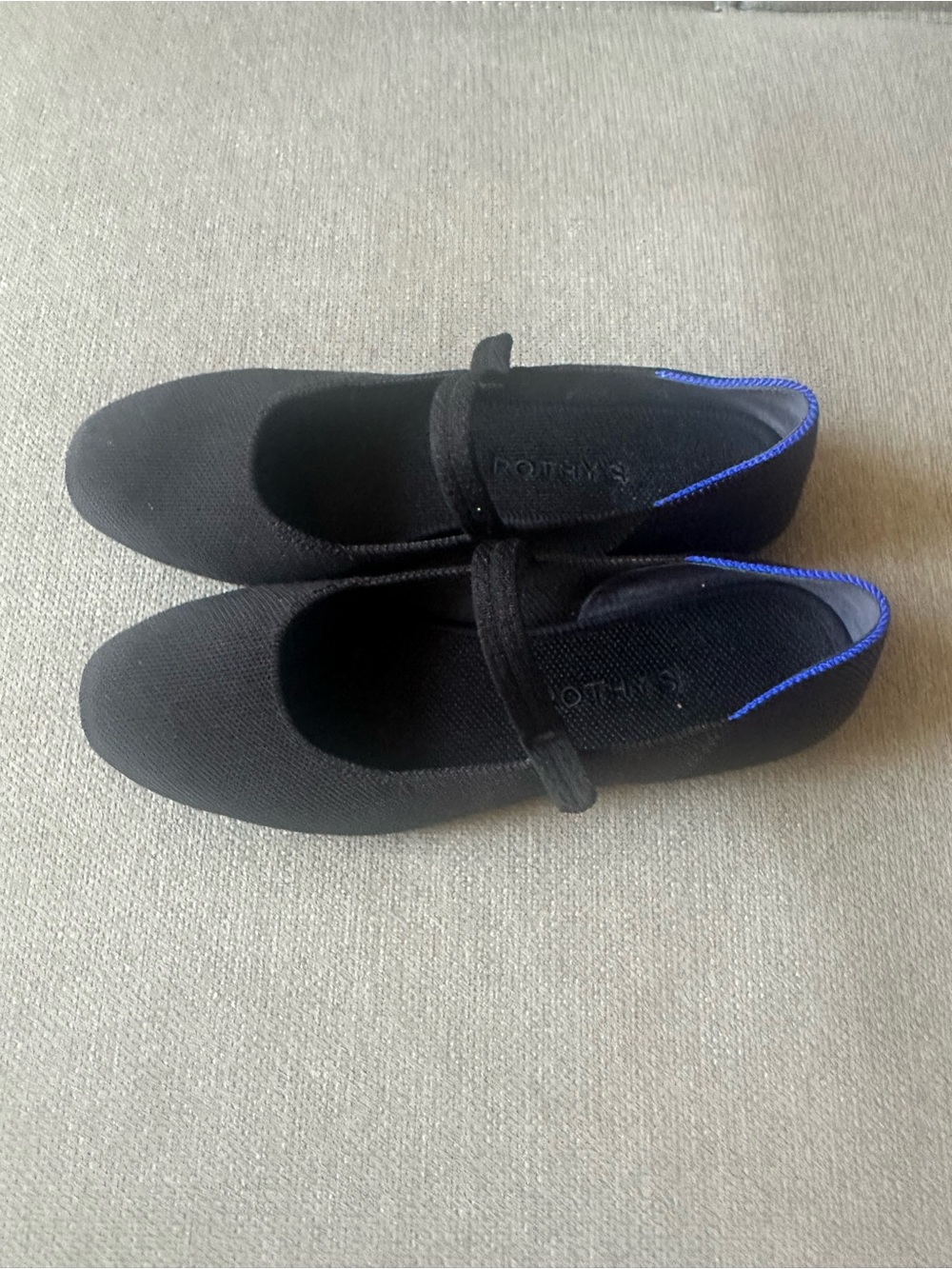 Rothy's The Square Mary Jane Women's Slip-On Shoes, Square-Toe Flats Size 8